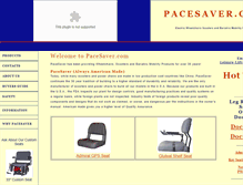 Tablet Screenshot of pacesaver.com